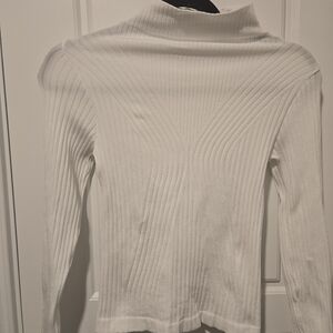 Aura White Knit Top